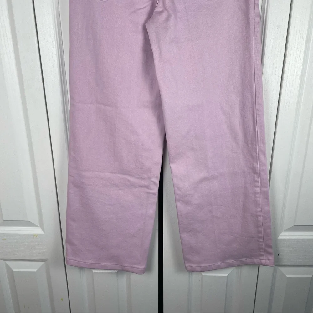 Rails Denim The Getty High Rise Wide Leg Jeans Women’s 26 Lilac Luxury Designer - Picture 7 of 16